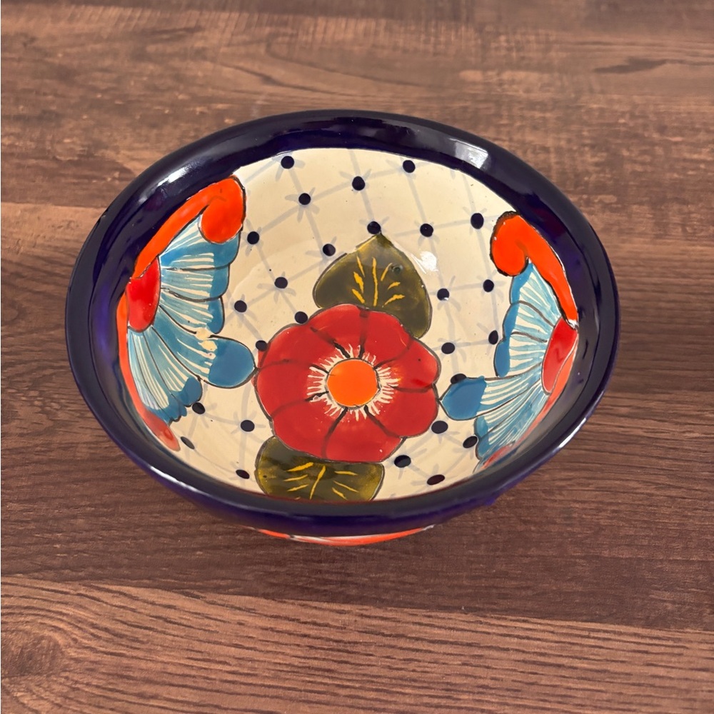 Mexican Talavera Hand Painted Bowl
